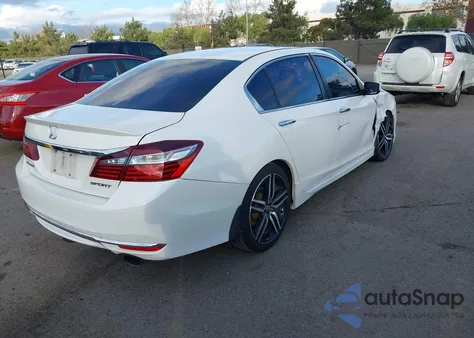 2016 Honda Accord Sport from USA, damaged, VIN 1HGCR2F59GA028855